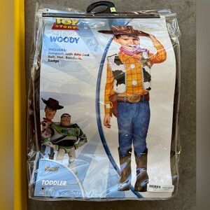 Disney Woody Costume for Toddlers - Blue, Yellow, Brown